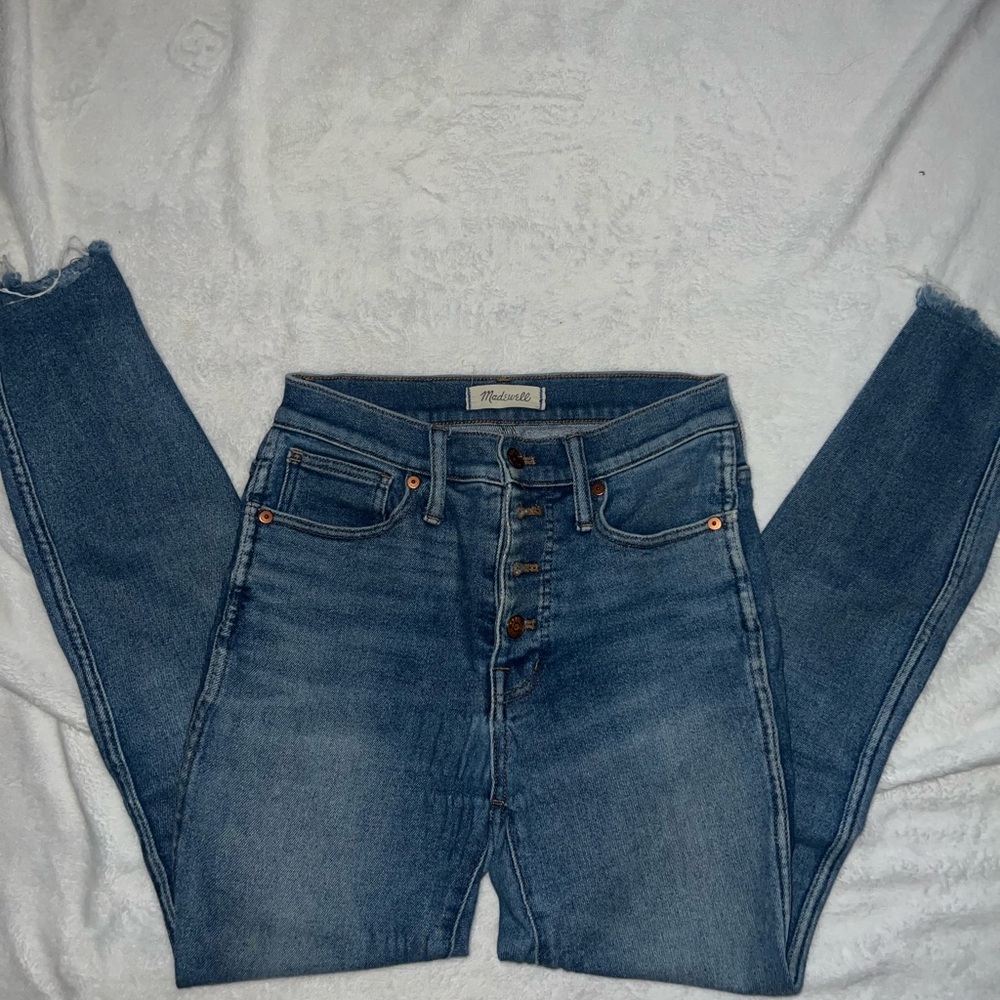 Madewell High-Rise Denim Jeans in Classic Blue